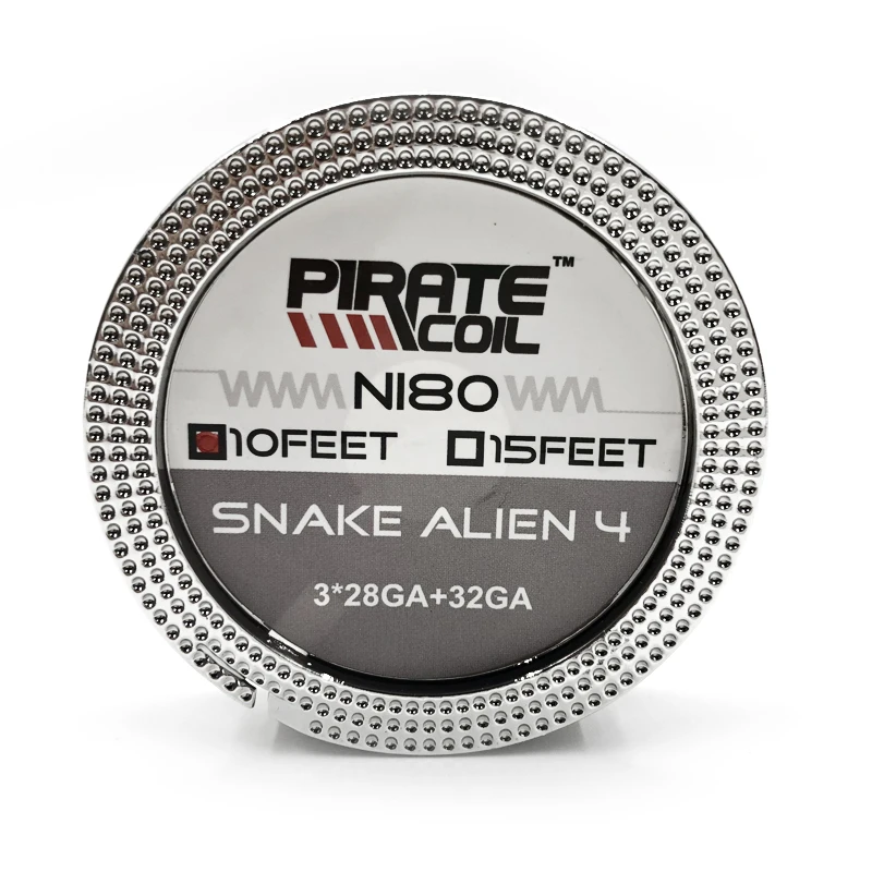 NI80 Snake alien 4 coil WIRE for Nichrome  Prebuilt Heating wire 10Feet