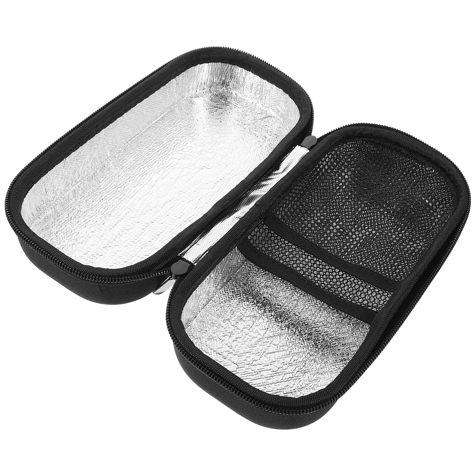 Insulin Travel Case Compact Insulated Storage Bag for on-The-Go Diabetics Insulin Pens Test Strips Alcohol Wipes Tablets