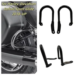 Motorcycle Solid Steel Rear Saddlebag Guard for Harley-Davidson Softail Sport Glide 2018-UP High Quality