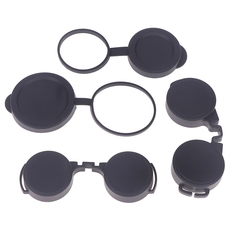 Binoculars Protective Rubber Objective Lens Caps 42mm/50mm Binocular Eyepiece Lens Cover Telescope Cover Lens Protection
