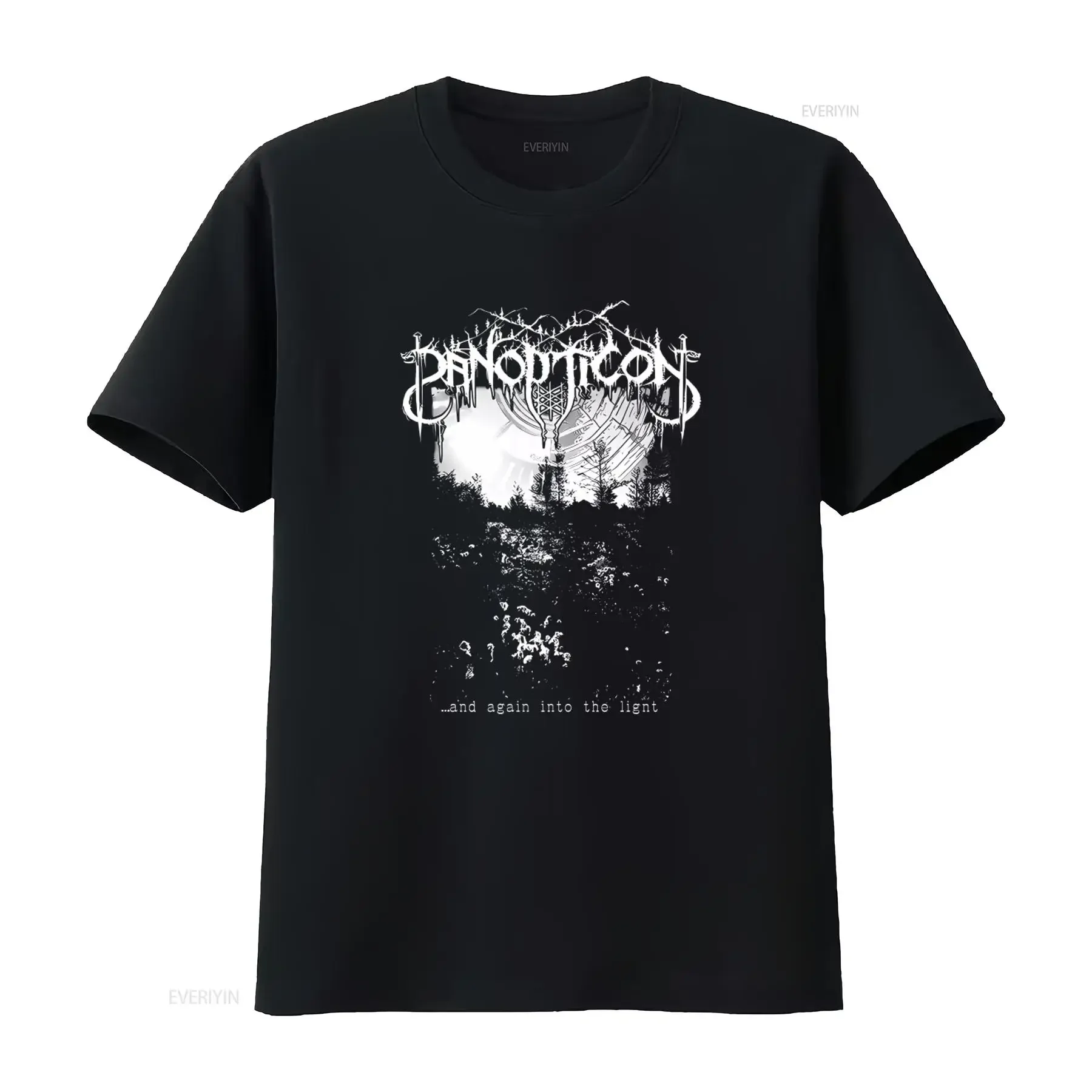 Limited Edition NWT Panopticon 'and Again into the Light' America Folk Metal T Shirt Sizes S 4XL vintage Washed Soft streetwear