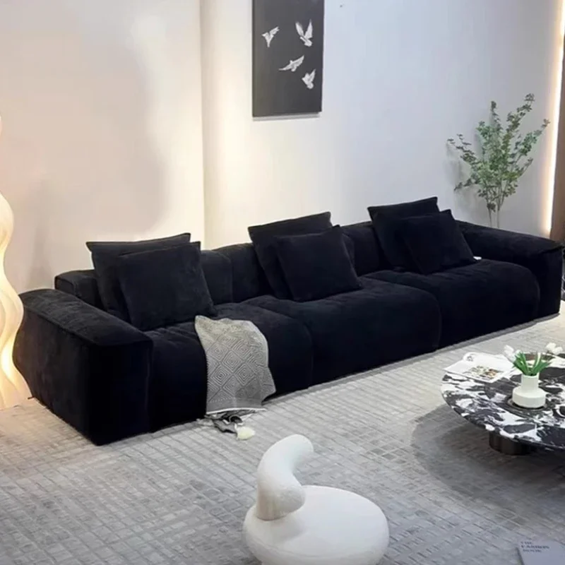 

Fancy Relax Nordic Soft Sofas Double Europe Black Loveseat Living Room Sofa Lazy Modern Floor Woonkamer Banken Home Furniture