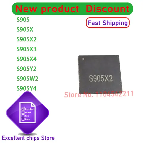 S905 S905X S905X2 S905X3 S905X4 S905Y2 S905W2 S905Y4 BGA 1 pièce/lot