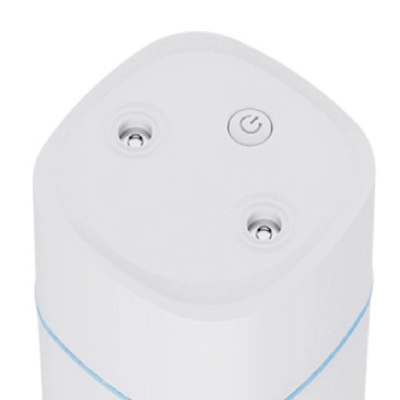 Veilleuse colorée petit humidificateur double pulvérisation, atomiseur d'air, USB, silencieux, supporter ficateur de voiture, blanc, durable, maison