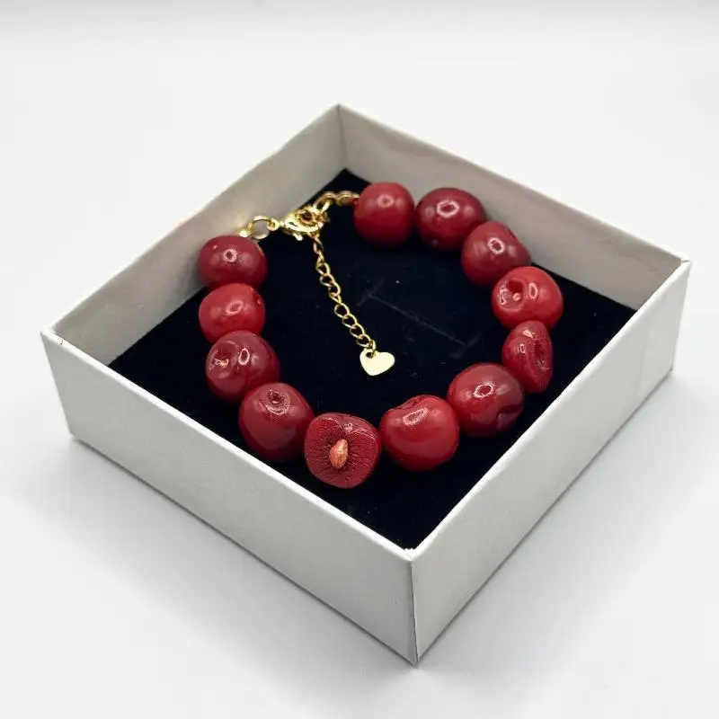 Niedliches 3D-realistisches Frucht-Perlenarmband, handgefertigt aus Harz, für den Sommerurlaub, den täglichen Gebrauch, Geschenk für Mädchen. – Detail 3