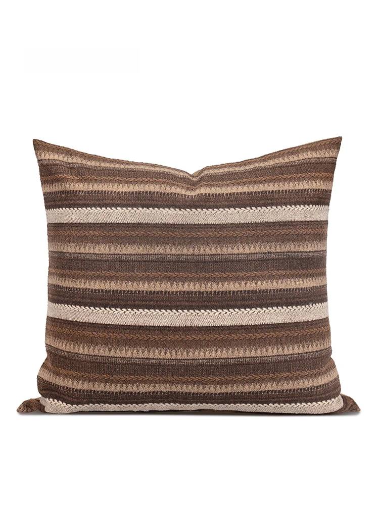 

Подушка angse Original Design с полосатым узором, традиционная китайская хлопковая квадратная подушка для дивана, для дома и гостиниц