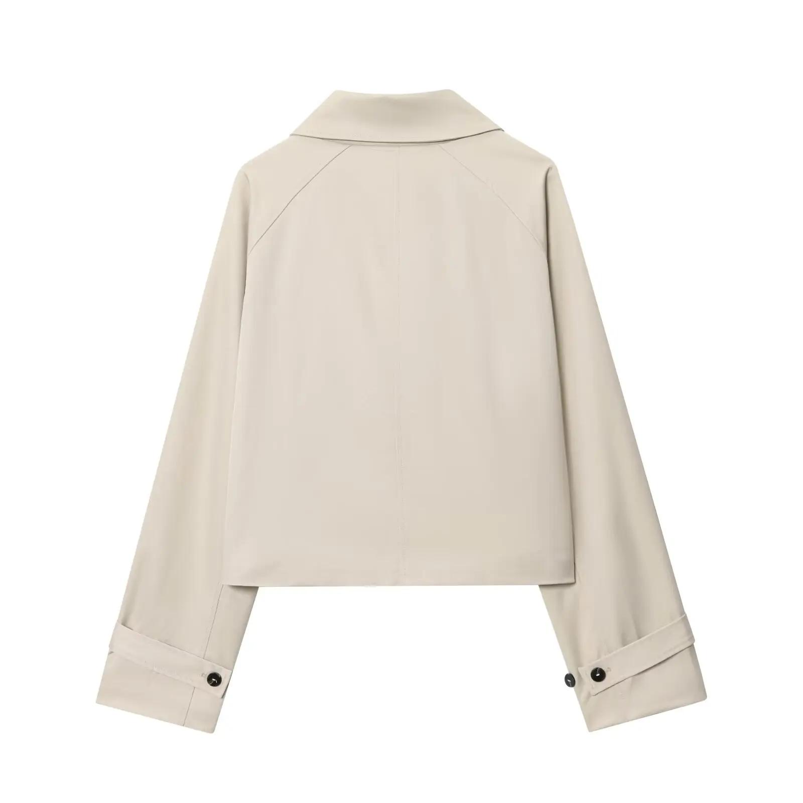 

JNLEAOG Fall New Women's Faion Design ort Waterproof Windbreaker Commute Sle Long Sve Straight Cut Single Button