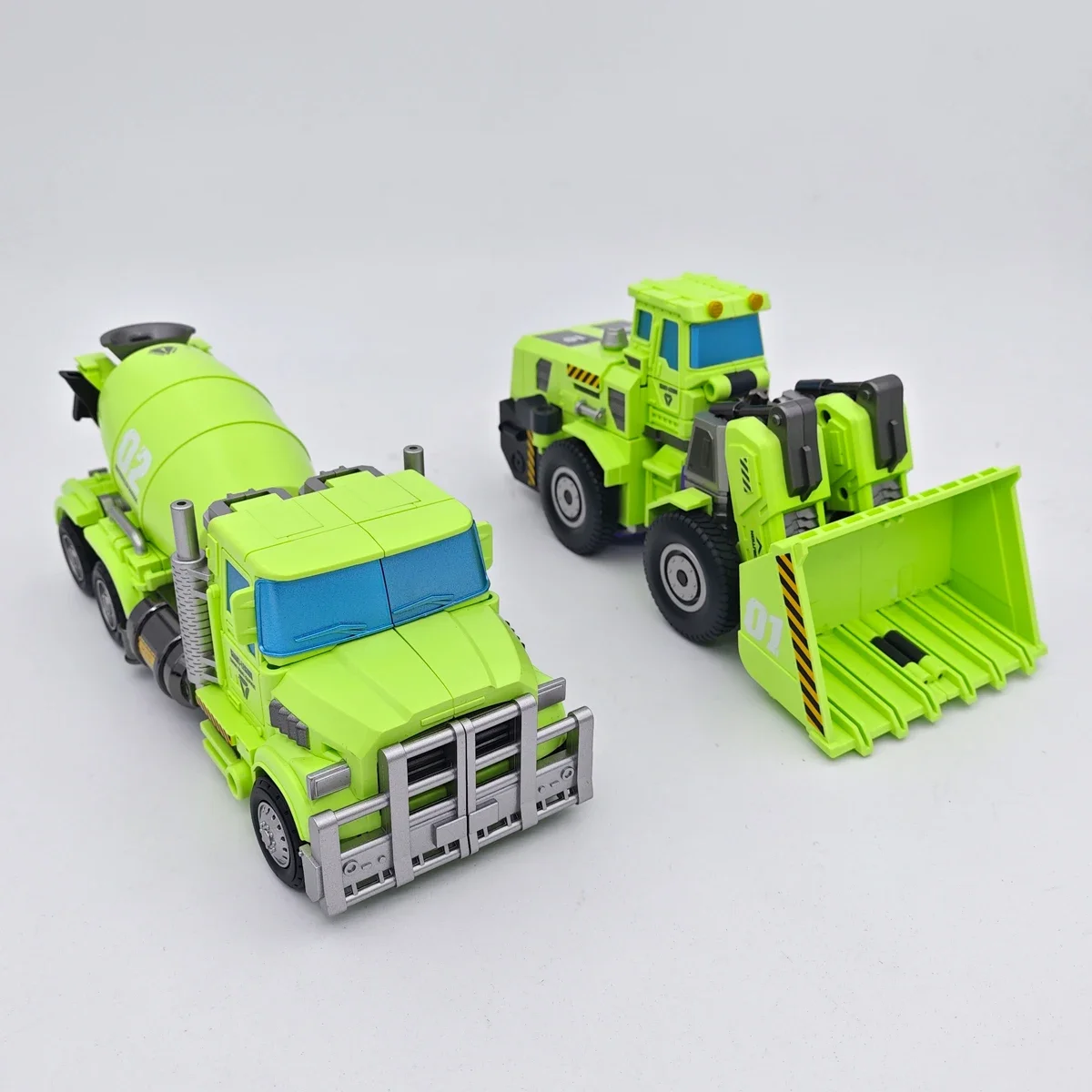 [In stock] Mecha Invasion GLA-01 GLA-02 22cm GIANT LEGION Devastator Transformation Scrapper Mixmaster Action Figure