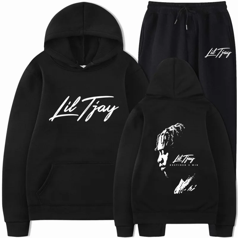 

Новинка 2025 года, трансграничная европейская и американская певица Lil Peep Street, модный мужской и женский флисовый костюм-толстовка с капюшоном