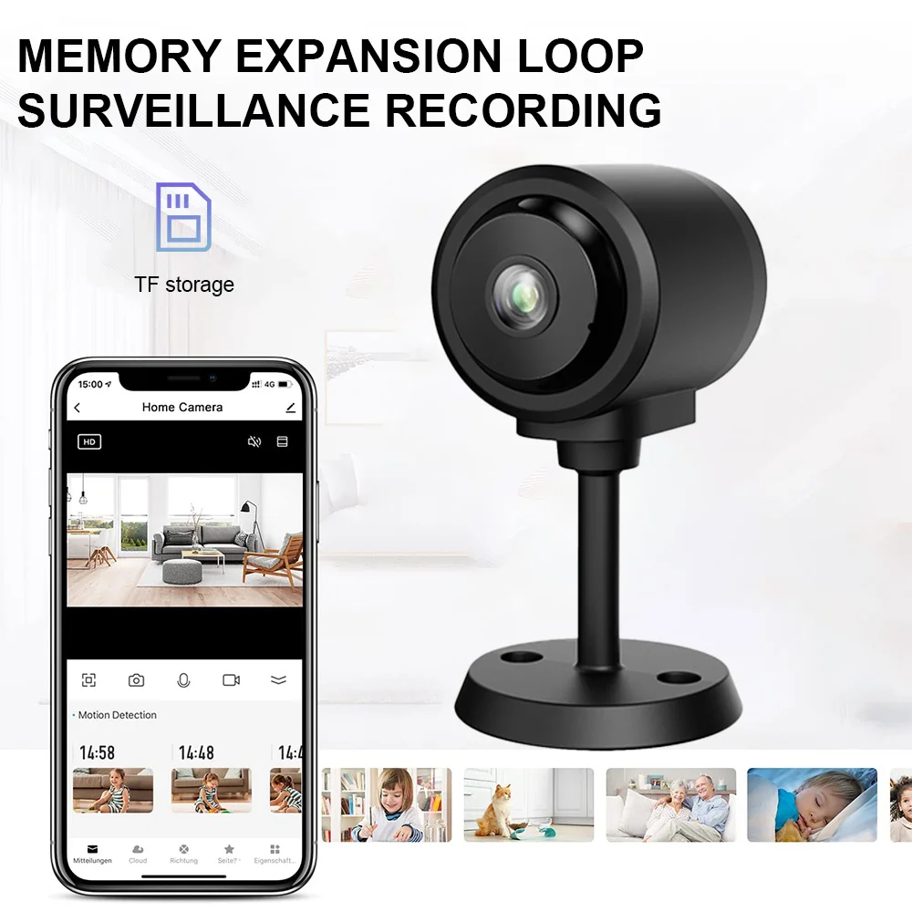 Mini WiFi Camera Wireless 1080P HD Video Security Camera Security Protection Voice Surveillance Night Version Camcorder
