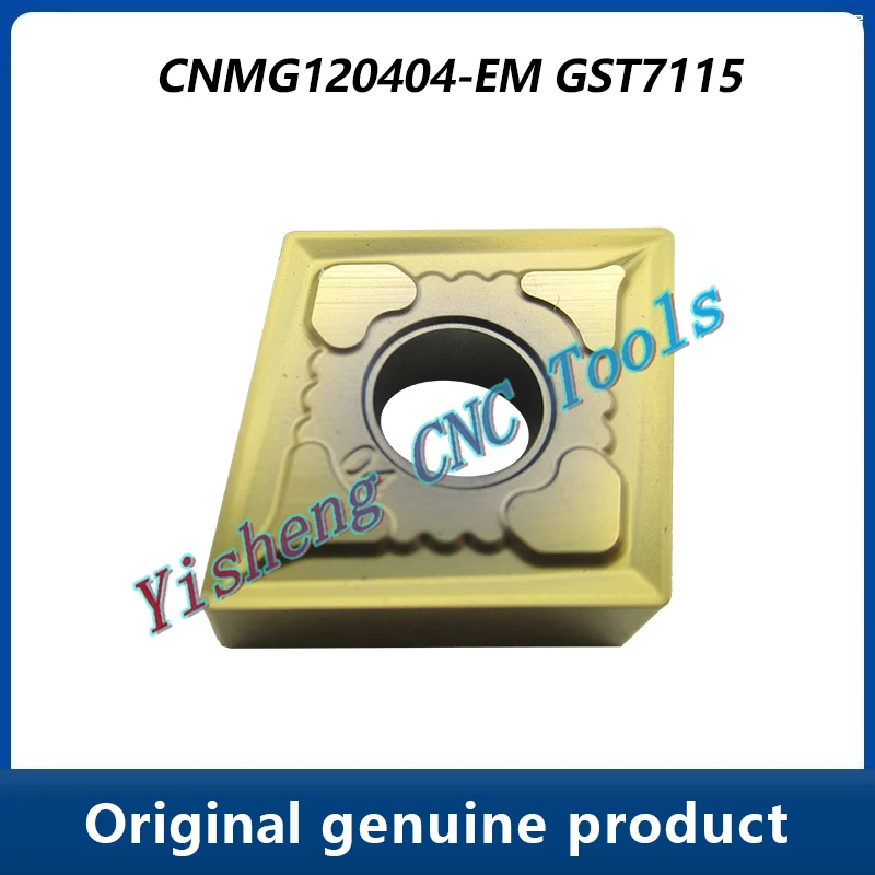 CNC Insert turning tool Original  CNMG CNMG120404-EM GST7120 GST7115 GST7130 cutting tool Including freight