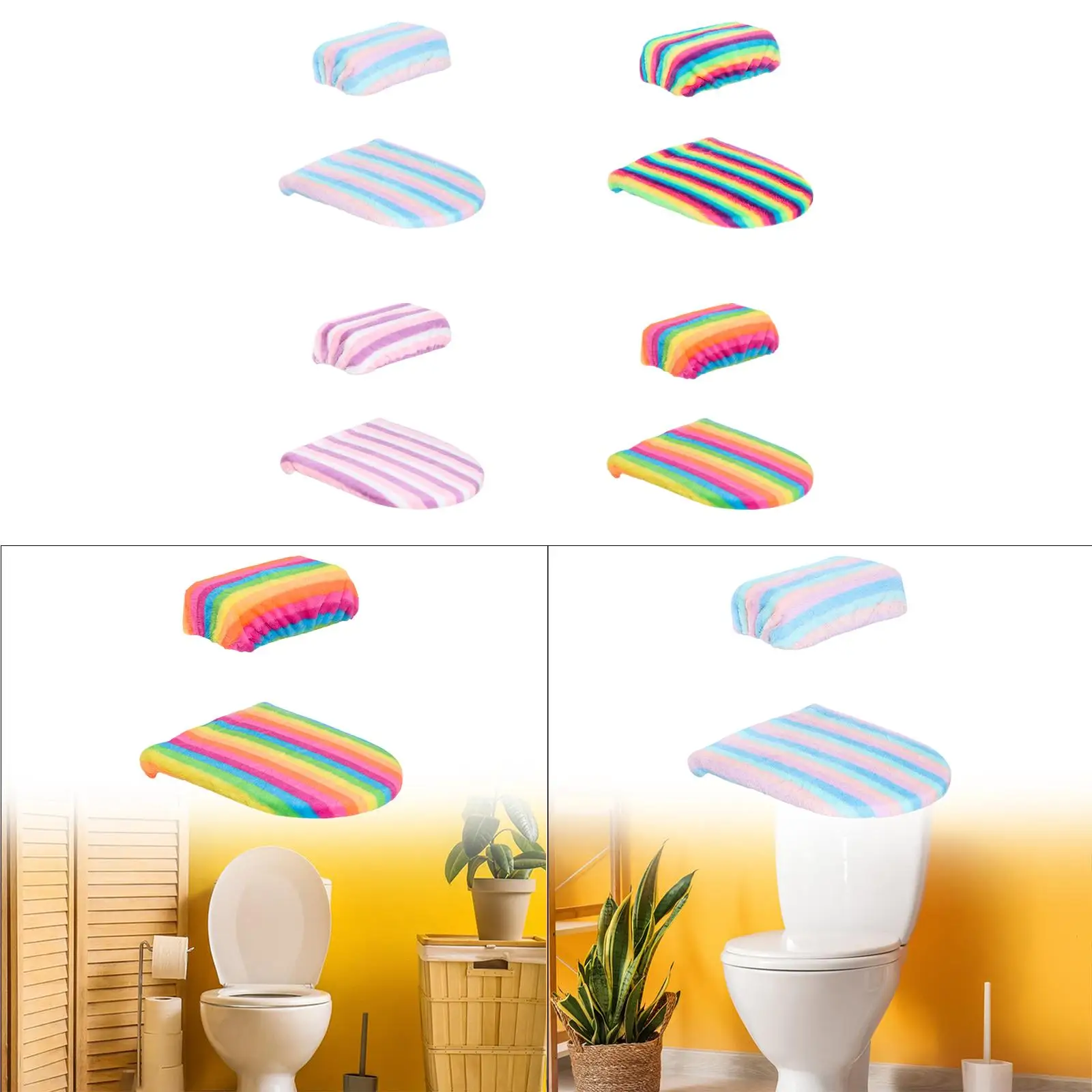 

Крышка бачка унитаза и подушка на сиденье унитаза, практичный легкий коврик для унитаза для путешествий, дома, фермерского дома, ванной комнаты, ресторана