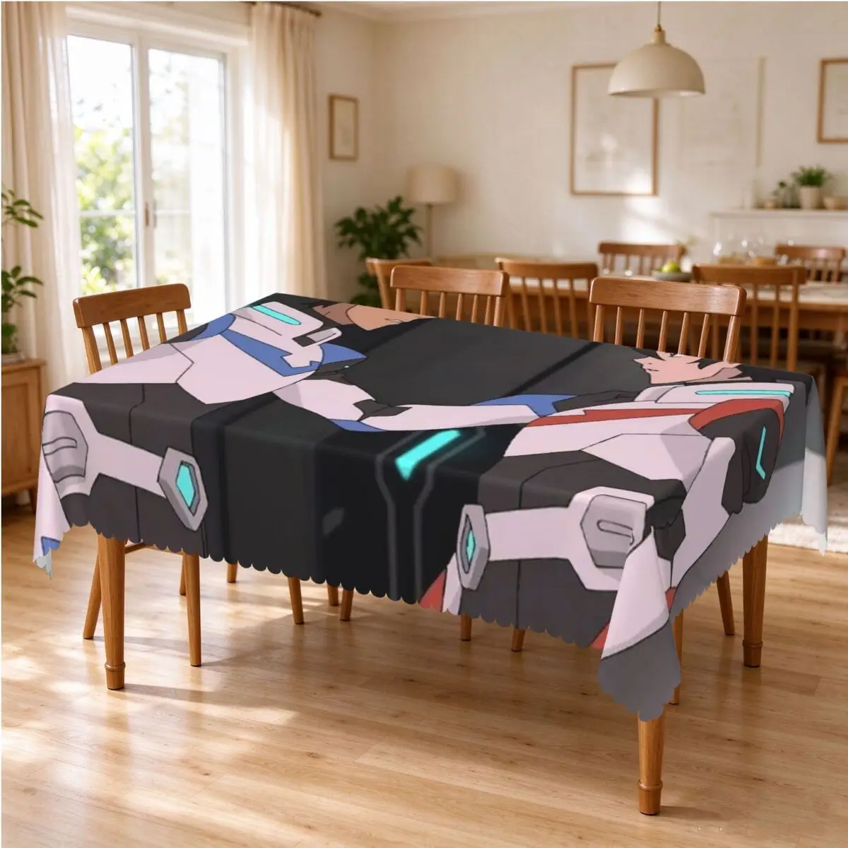 Voltron Legendary Defender Keith Lance Anime Tablecloth Restaurant Kitchen Rectangular Tablecloth Festival Dining Table Cover