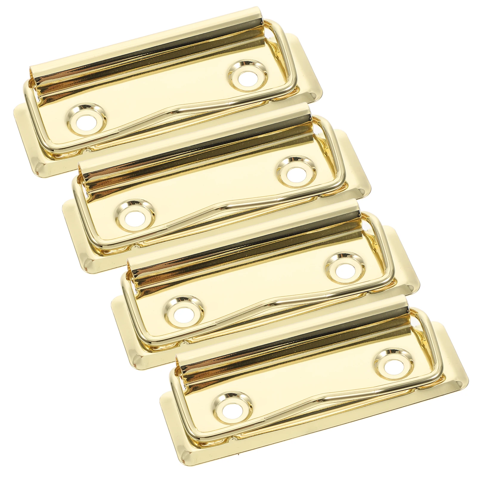 

4pcs Metal Binder Clips Folder Golden Student Teacher Office School Supplies Clipboard Accessories Rust Proof Simple