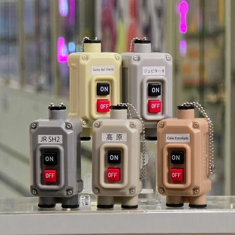 Toys Cabin Jr Sh2 Gashapon Mini Train Bell Keychain – اضغط لهدايا الصوت الحقيقية ألعاب نموذج لجسم الحركة