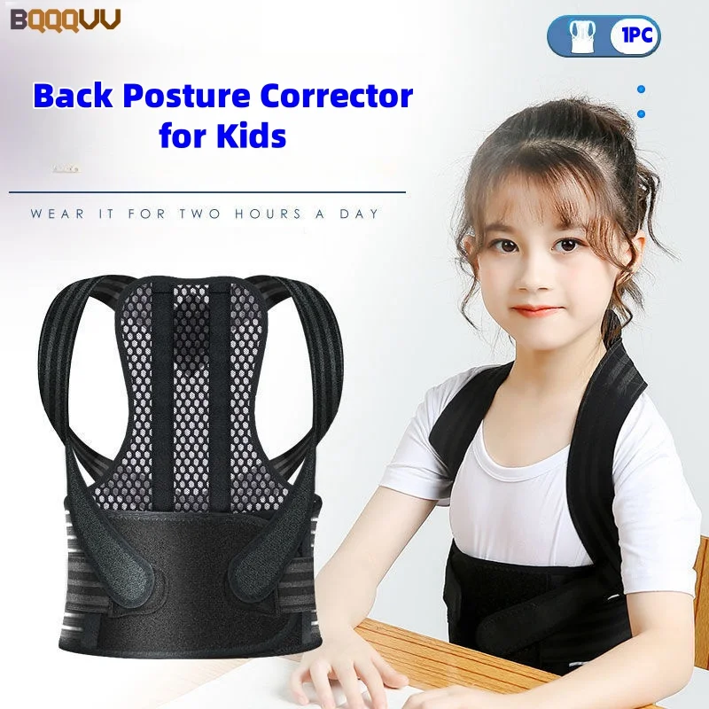 1PC Waist Belts for Children Back with Steel Plate Support Unisex Back Posture Corrector for Kids and Teens Improve Humpback