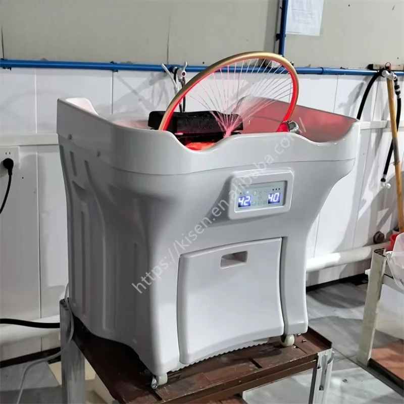

Head Spa Machine Good Quality One-year Warranty High-end Shampoo Basin Bac with Two Tanks for Hair Washing
