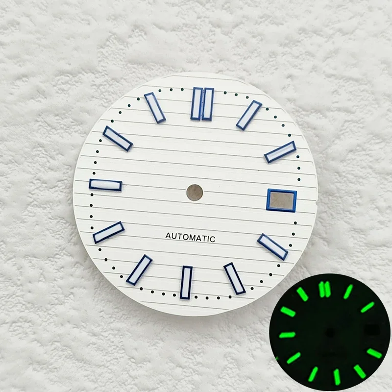 

NH35 Dial 29.8mm Watch Dial C3 Luminous Dial Fits NH35 NH36 Japan Movement Men Watch Nautilus Mechanical Watch Replace Dial Part