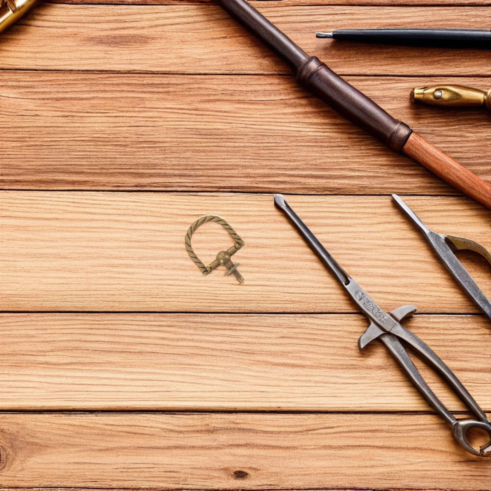 20 قطعة خمر ثقب واحد سبائك الزنك درج يسحب الرجعية مقابض للخزانة الذهب مضمد المقابض لخزانة المطبخ #3