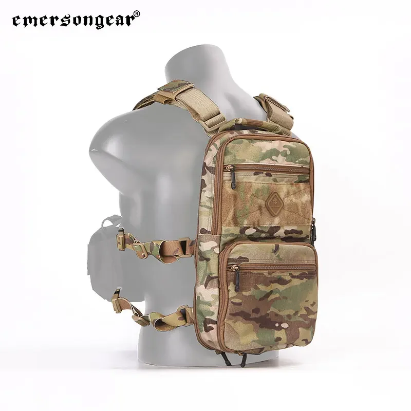 Imagem -02 - Emersongear d3 Tático Mochila Dupla Utilização ao ar Livre Mochila Bolsa de Ombro Hidratação Transportadora Caminhadas Esportes Acampamento Caça Em9324