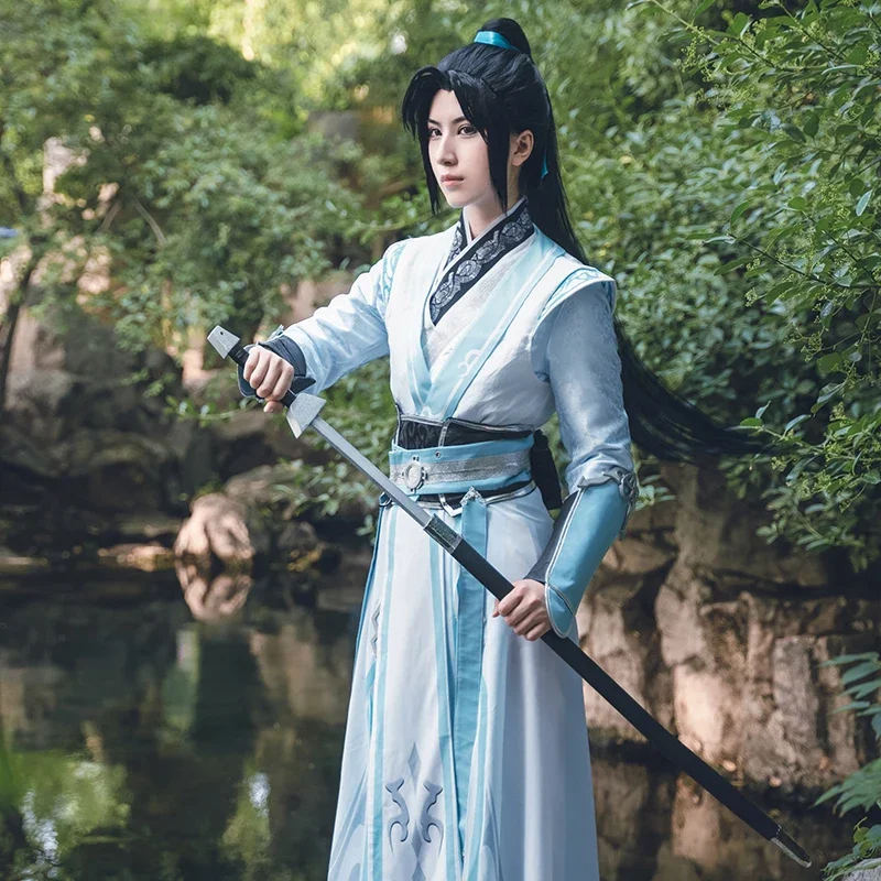 Villain Self-Rescue System Luo Binghe Anime Cosplay Costume Chinese Ancient Halloween Costumes Cosplay Men Women Clothes Wig