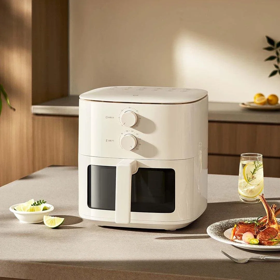 Original Xiaomi Mijia Electric Air Fryer N1 5L 360°Baking Oilless Electric Fryer Oven 1200W Far Infrared Heating Fryer Oven