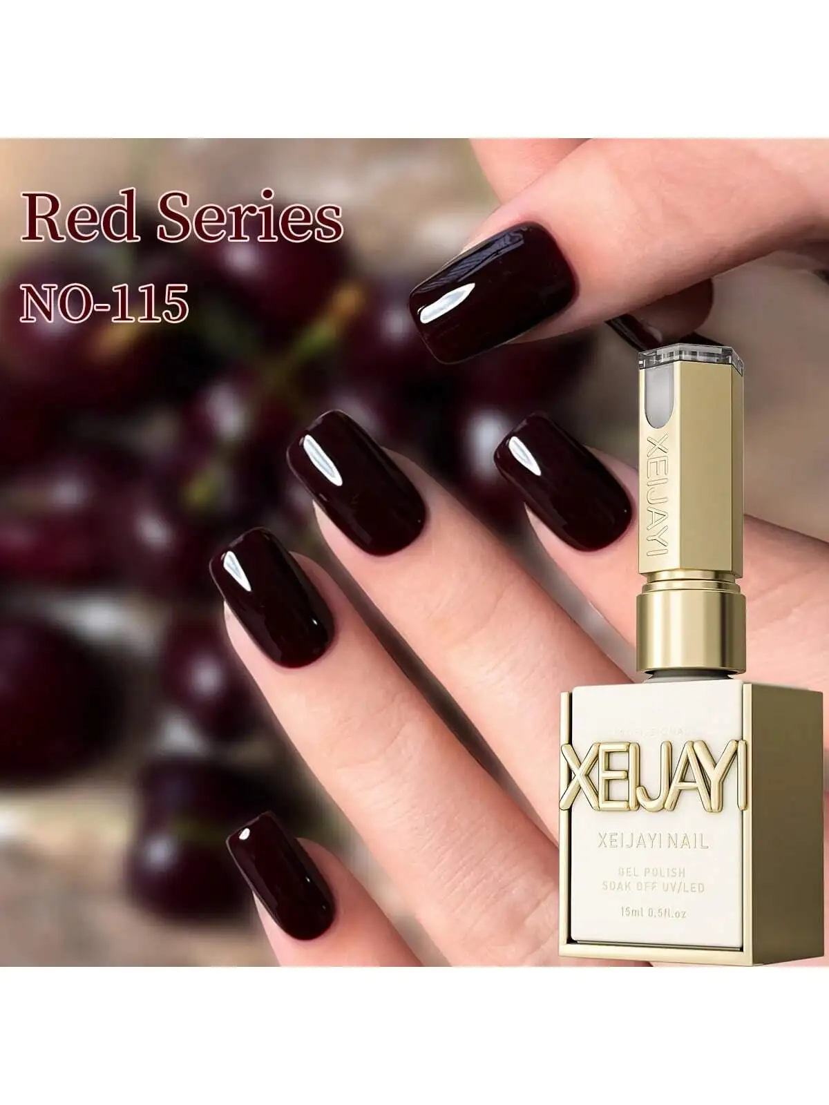 

XEIJAYI 1Pc Fashion Nails Art Nail Gel Polish Soaking UV LED Nail Gel Salon Female Nail Art Tools Fashion Nails