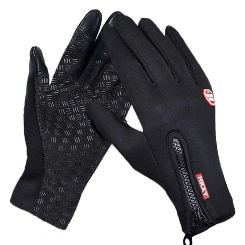 1-3pairs Winter Gloves for Touchscreen Warm Outdoor Cycling Driving Motorcycle Cold Resistance Gloves Windproof Non-Slip Gloves