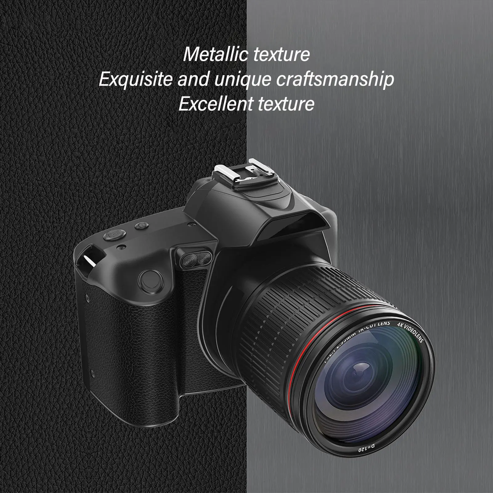 

Digital Camera IR Night Vision Travel Digital Camera 3 Inch Color Display 16X Digital Zoom WiFi HD 4K 64MP for Photography