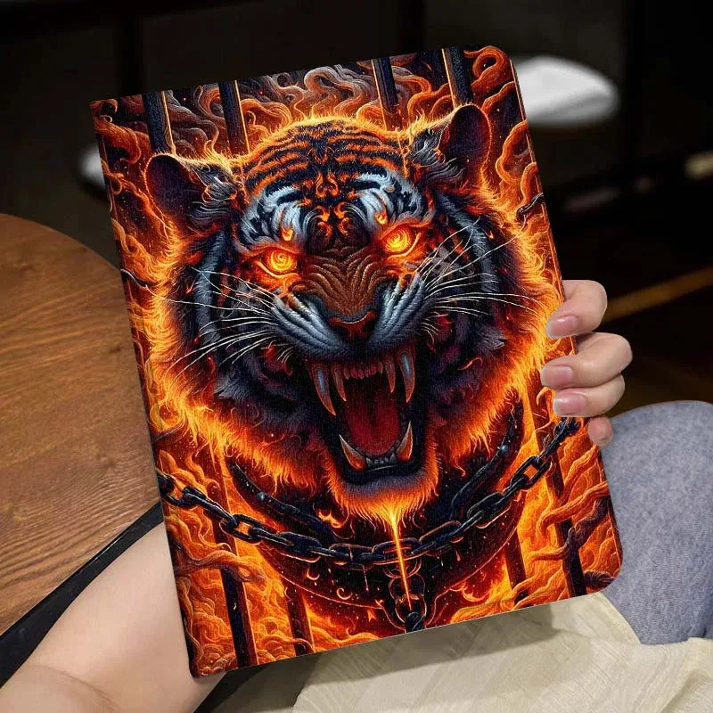 Roaring Tiger Moonlight For Lenovo Xiaoxin Tab Pad K10 K11 Y700 P11 3rd GT Pro Plus Gen Tablet Case Gift Cover