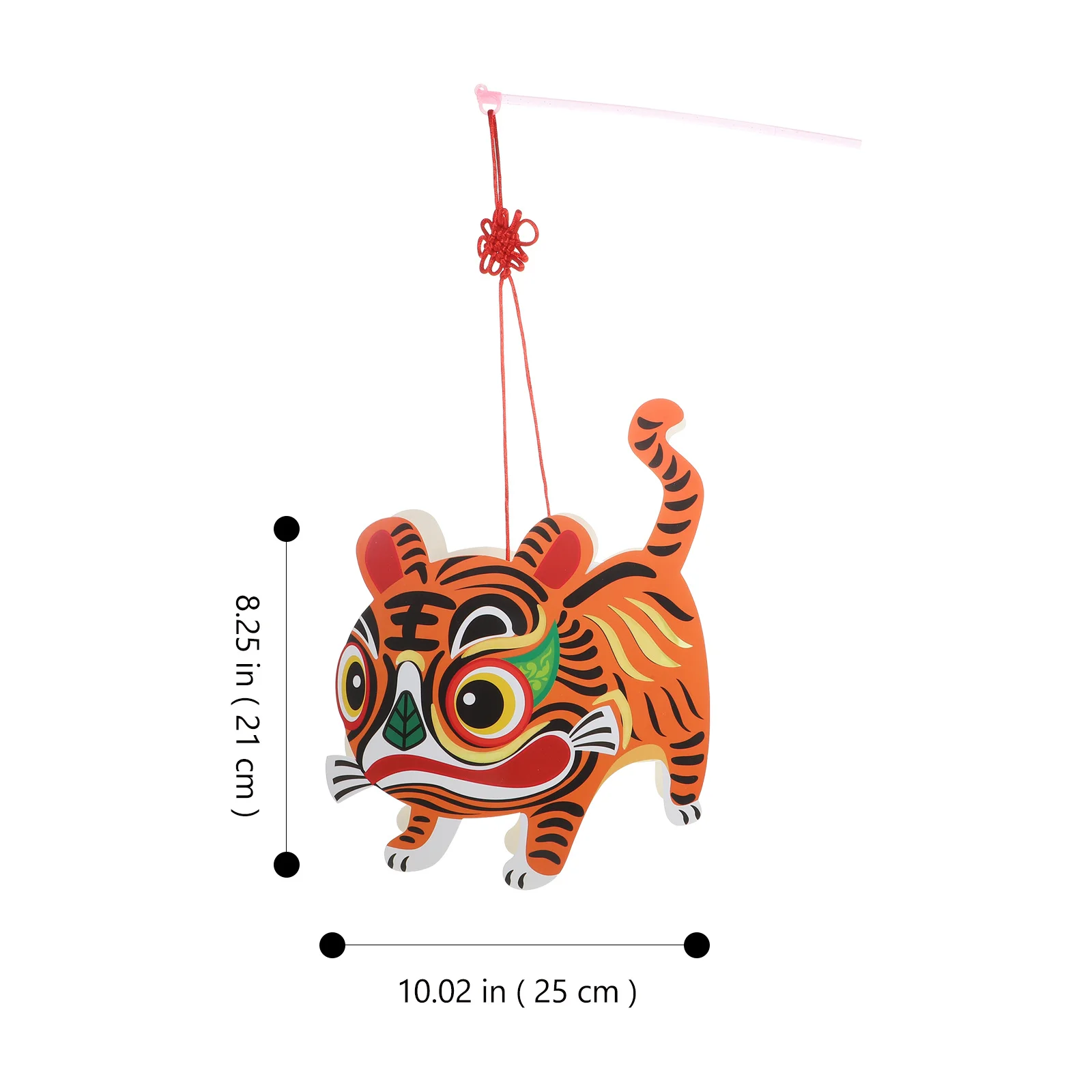 

3 set Diy Projection Lantern Kit Tiger Design Luminous New Year Decorative Light For Festival Party Paper Craft Set