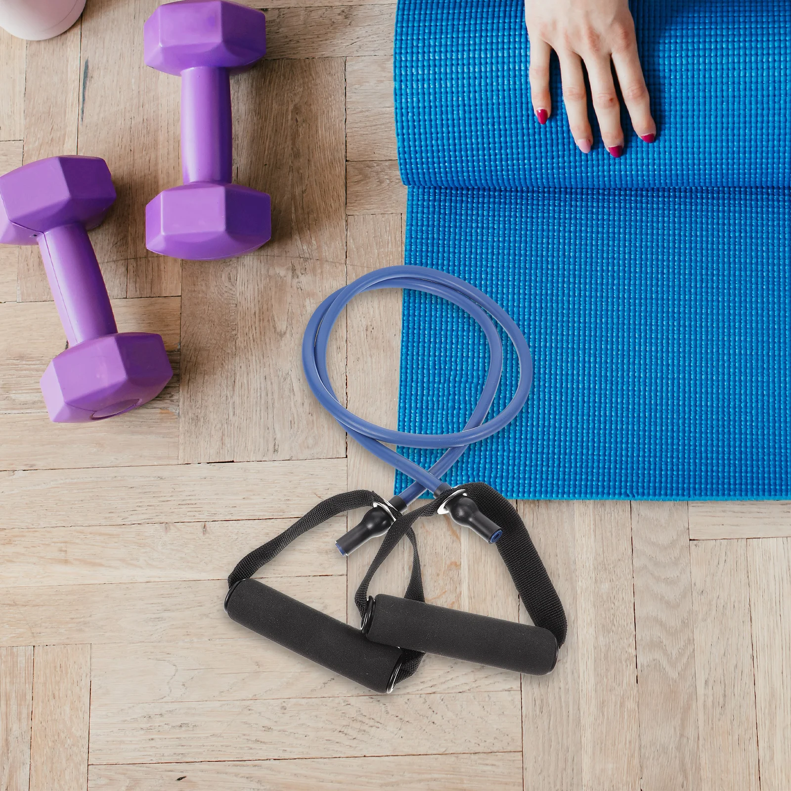 

1pcs Resistance Rope Heavy Duty Latex Fitness Strap For Home Gym Workout Pull Rope Cable Machine Band Exercise Fitness