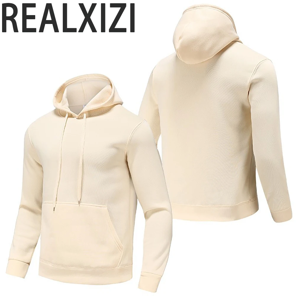 Einfarbig Fleece Hoodies Männer Frauen Langarm Pullover Lose Beiläufige Hoodie Rundhals Sweatshirts Bottom Shirts Pullover