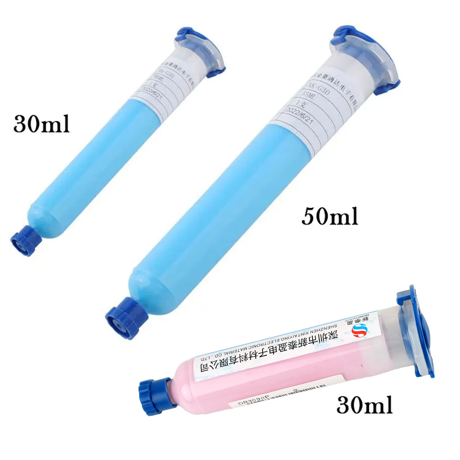 30ml/50ml Blue Pink High Performance Thermal Paste Gel 3.0W/mK For Drone FPV CPU/GPU PS5 PC Cooling LED Systems XK-G30