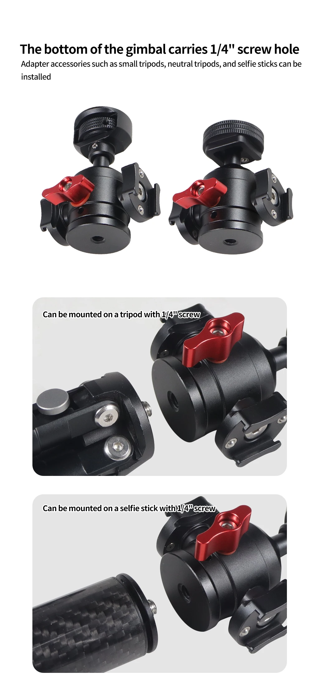 Mini Stativ Swivel Ball Kopf mit Kalten Schuh Mount Adapter für DSLR Kamera Monitor Vlog Flash Licht Mikrofon Magie Arm stehen – Detail 5