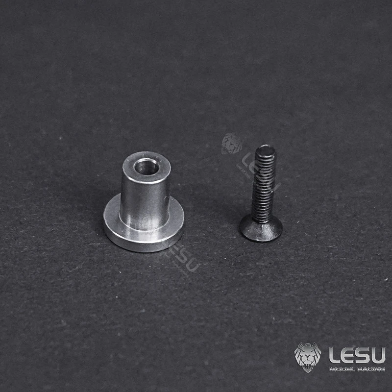 RC 1/14 2 Stück Anhängerkupplungsstift aus Edelstahl für Tamiya Hydraulikbagger, Lader, Kipper, MAN VOLVO Anhänger, Kipper, DIY-Teile – Detail 6