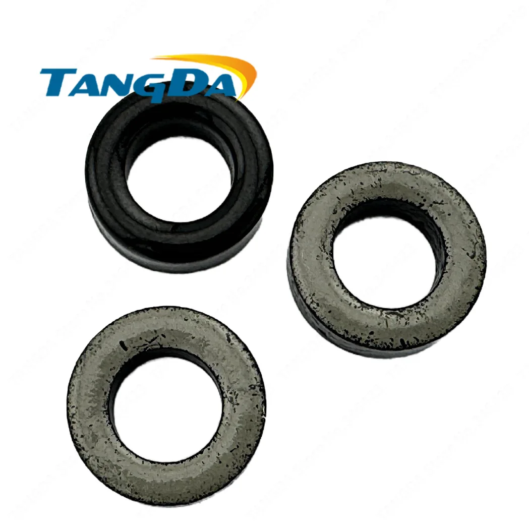 TANGDA T50 10 Iron powder cores T50-10 12.7*7.7*4.8mm 3.1nH/N2 6uo Iron dust Ferrite Toroid Core toroidal black gray T5010 5010