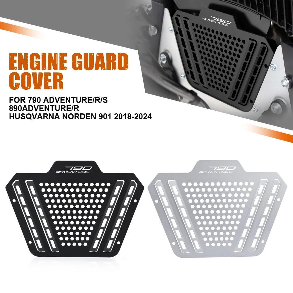 

For 790 Adventure/R/S 890Adventure/R Husqvarna Norden 901 2018-2024 Engine Guard Cover And Protector Motorcycle Engine Skidplate