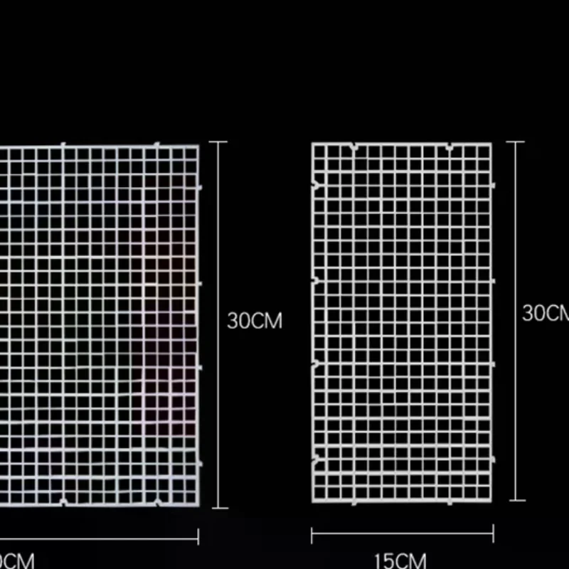 NEW Detachable Spliceable Fish Tank Isolation Plate Upper Cover Net Bottom Filter Grid Bracket Bottom Filter Plate