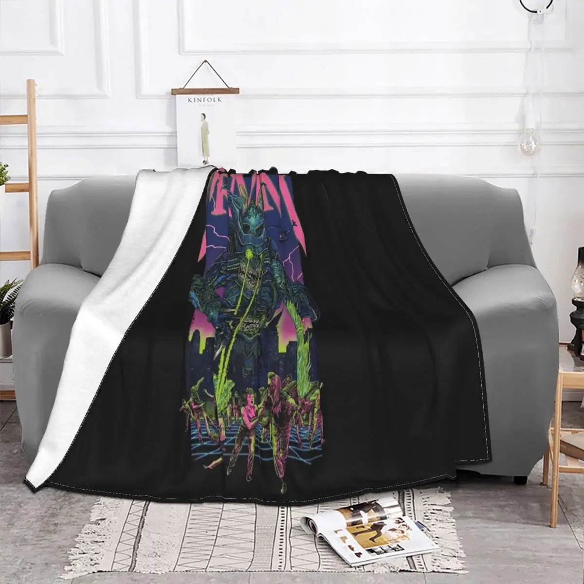 Trivium Alien Monster Heavy Metal Band New Licensed Women Men Casual Fitness Formal Throw Blanket