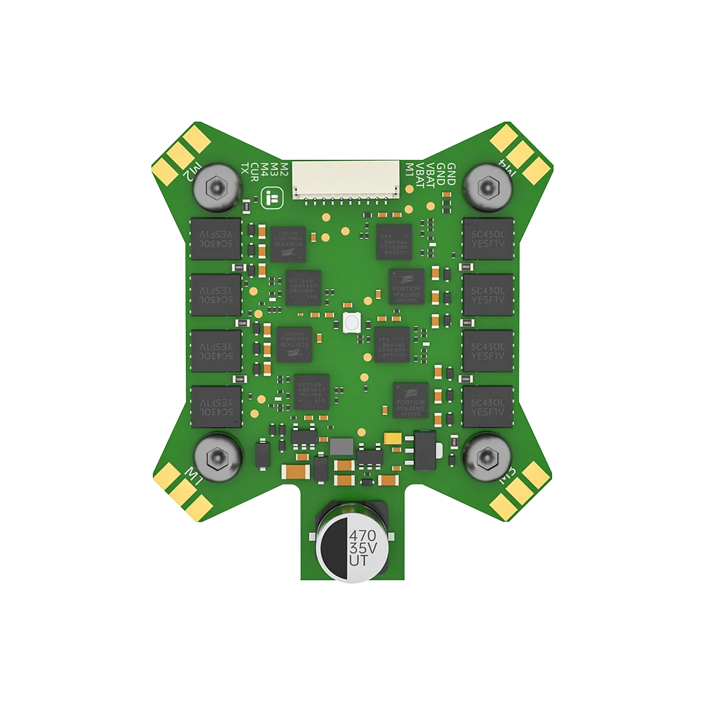 IFlight BLITZ F745 55A 2-6S stos z blitzem F745 kontroler lotu/BLITZ E55 4-IN-1 ESC dla FPV