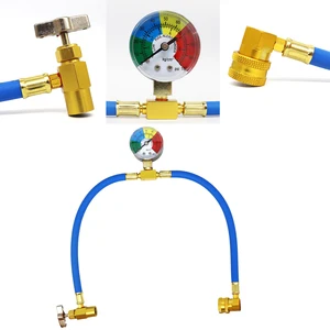 Klimaanlage Gaskühlschrank mit Messgerät, Auto -Soda, Laderohr, Wechselstromaufladungsschlauch für Auto, R134a 10 Hauptverkäufe Klimatizer - №8