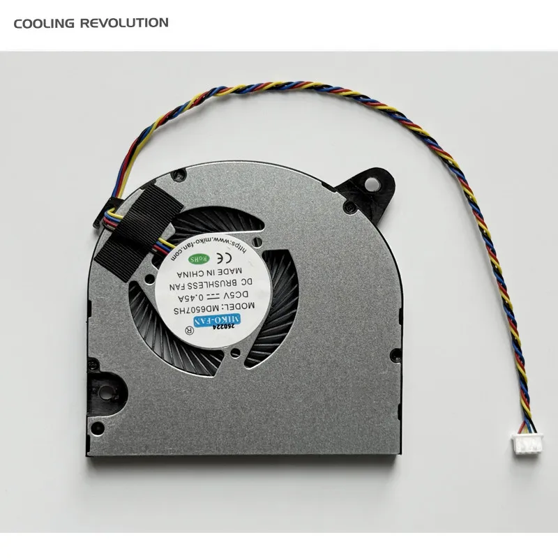 New Original Laptop CPU Cooling Fan For MIKO MODEL: MD6507HS DC5V 0.45A 4Pin