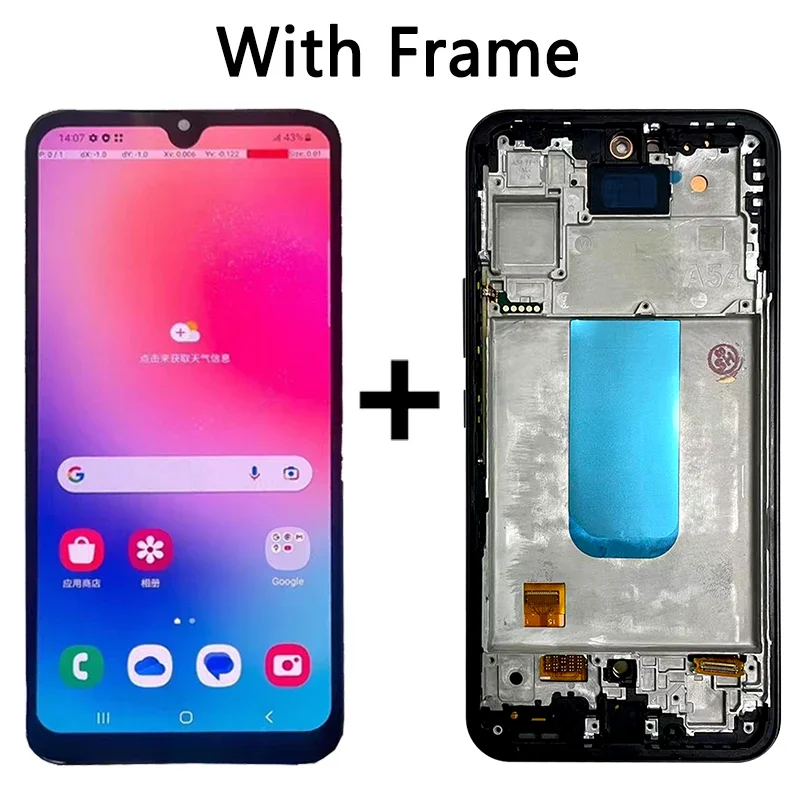 OLED Quality A54 Display For Samsung  A54 5G LCD A546B A546E A546U Display Touch Screen Digitizer Assembly Replacement