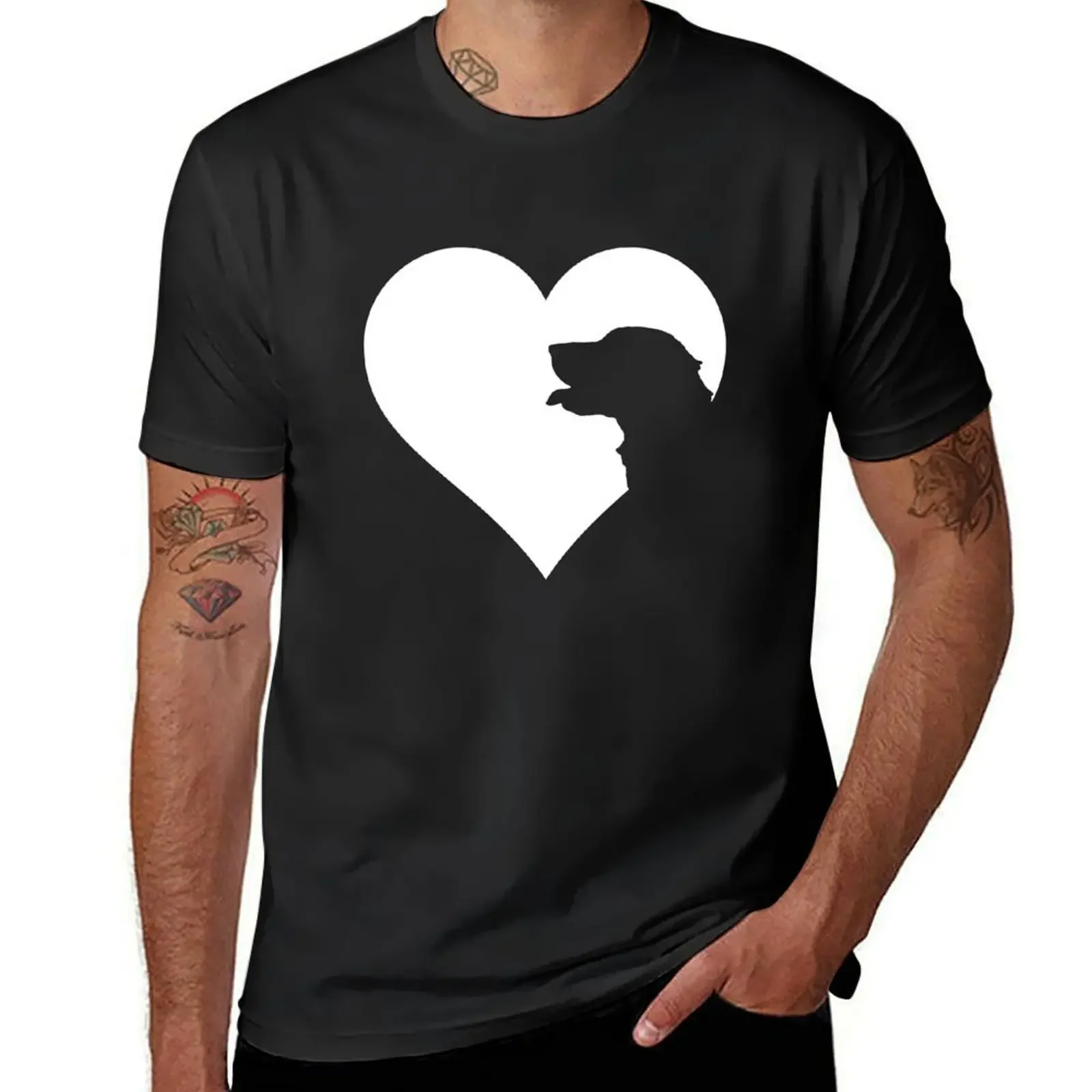 The Heart of the Flat Coated Retriever Lover T-Shirt sweat graphic t shirt vintage custom t shirt mens vintage t shirts