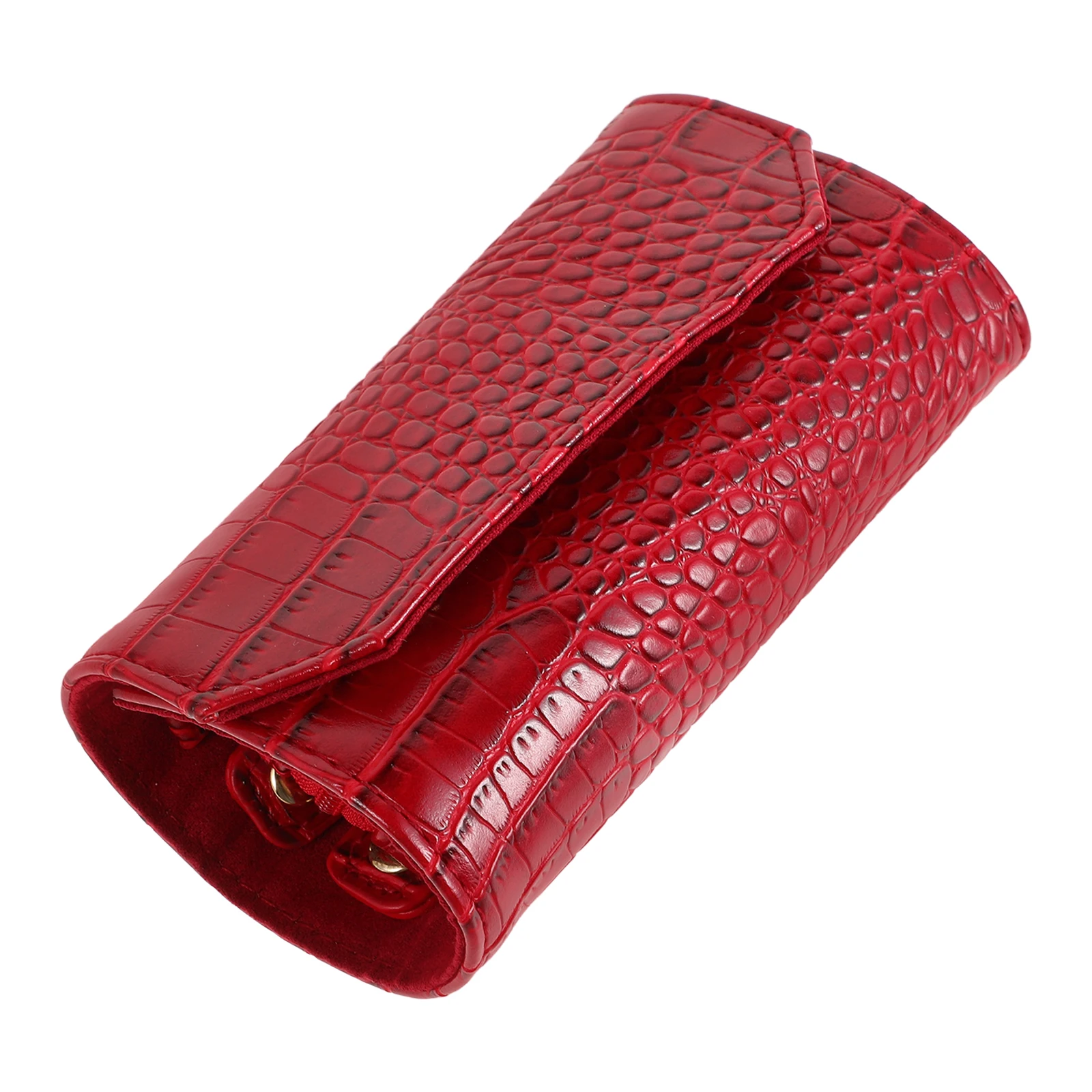 

Compact Jewelry Organizer Roll For Travel Multifunctional Portable Storage Bag Lightweight Travel Jewelry Case Vibrant Color
