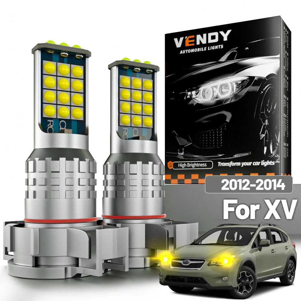 

2pcs LED Fog Light PSX24W 2504 For Subaru XV 2012 2013 2014 Canbus Accessories