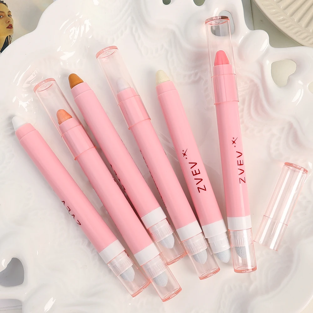 Stylo fard à barrage rose étanche, crayon surligneur, anciers de ver à soie couché, outils de maquillage pour les yeux, longue durée, nacré, 256