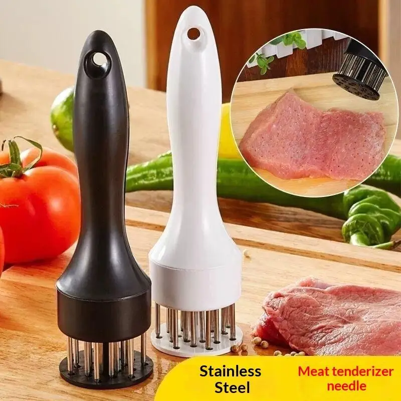 Stainless Steel Loose Meat Needle Meat Tenderizer Household Quick Insert Beef Artifact Loose Meat Hammer Kitchen Tools