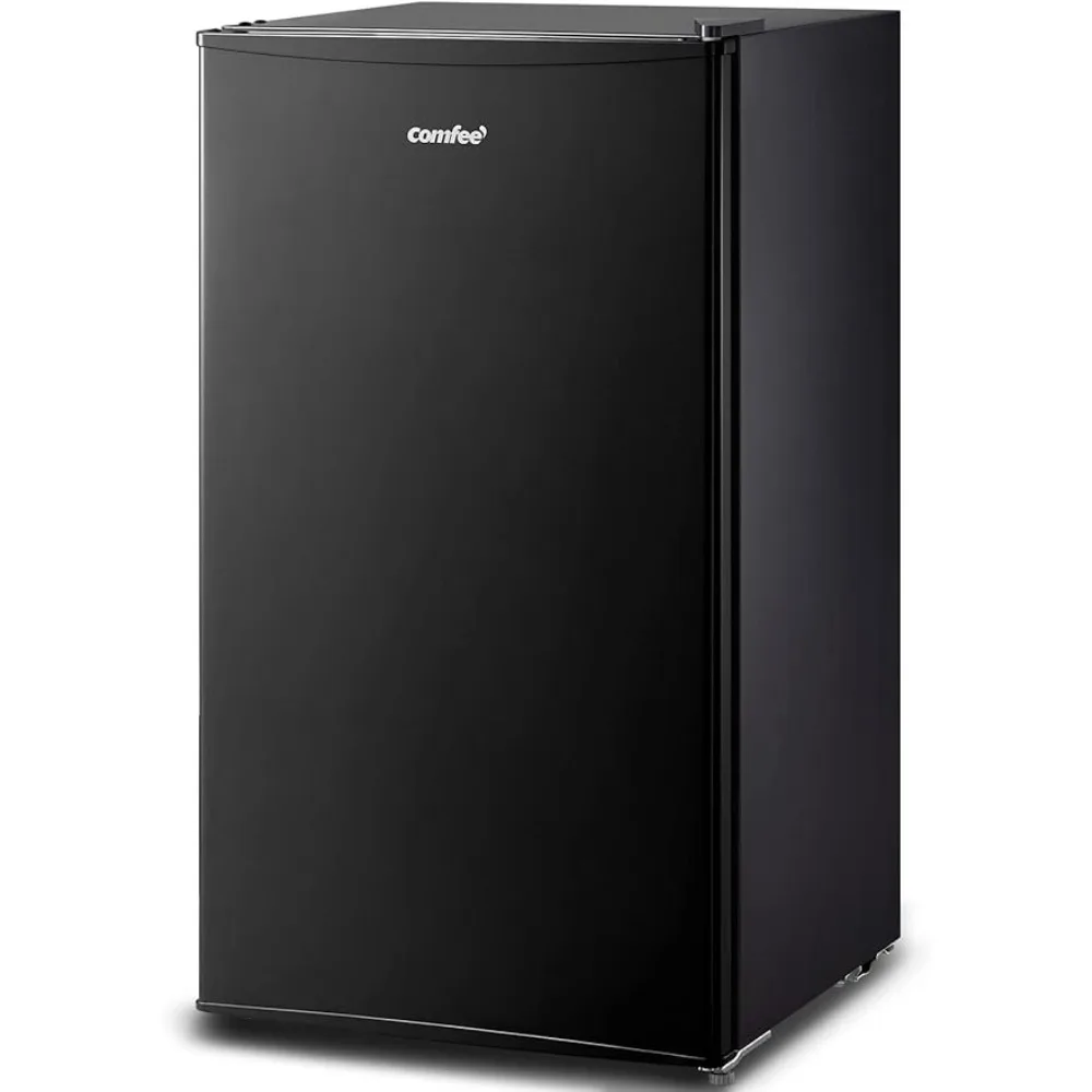 

CRM33S3ABB 3.3 CuFt mini fridge Singel Door small Fridge for Bedroom Office Garage Studio Dorm, mini Refrigerator Black